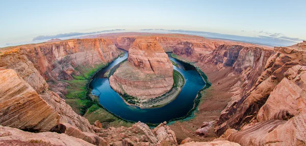 Horseshoe Bend вблизи города Пейдж Аризона — стоковое фото