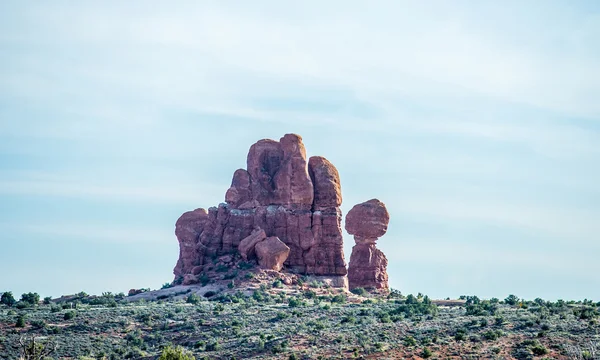 Národním parku Arches Moáb Utah Usa — Stock fotografie