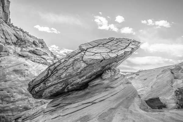 Hoodoo i Side AZ nær Lake Powell - Stock-foto