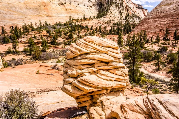 Parque Nacional Zion Canyon Utah — Foto de Stock