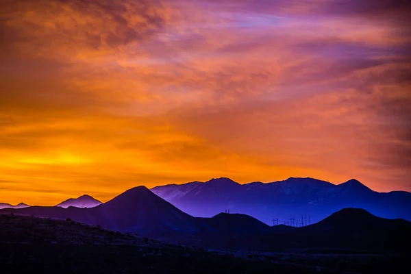 Sonnenaufgang über den colorado felsigen Bergen — Stockfoto