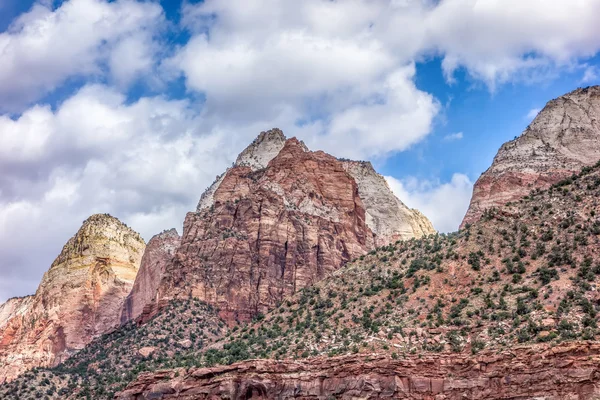 Parque Nacional Zion Canyon Utah — Fotografia de Stock