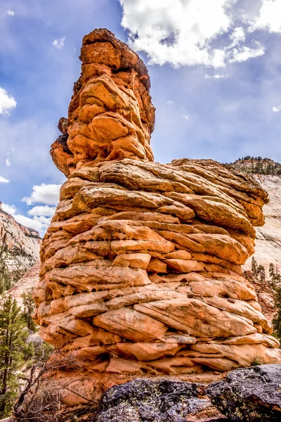 Zion Canyon Nationalpark Utah - Stock-foto