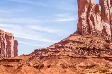 Mavi gökyüzünün altında anıt Vadisi