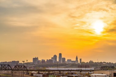 Kansas City skyline gündoğumu