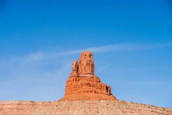 Monument valley setting hen monument — Stock Photo, Image