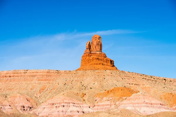 Monument valley nastavení slepice památník — Stock fotografie