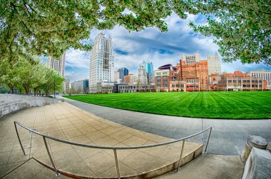 Kansas City skyline gündoğumu