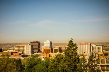 Albuquerque new mexico manzarası şehir merkezinin