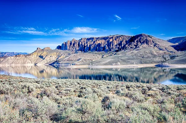 Gunnison nemzeti erdészeti Colorado kék mesa-víztározó — Stock Fotó