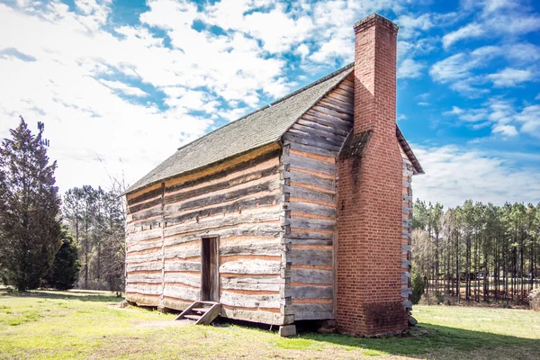 Casa de madera histrica conservada — Foto de Stock