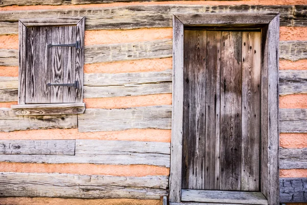 Casa de madera histrica conservada — Foto de Stock