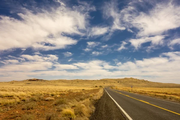Road to Meteor Crater in Winslow Arizona USA — Stock Photo, Image