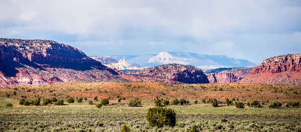 Canyon mountains formations panoramic views near paria utah park — Stock Photo, Image