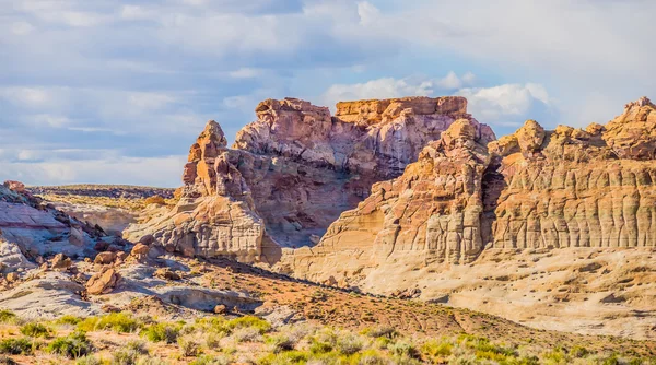 Canyon geological formations in utah and arizona — Stock Photo, Image