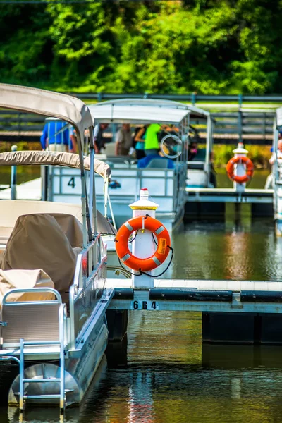 Landskapet runt sjön locka north carolina — Stockfoto