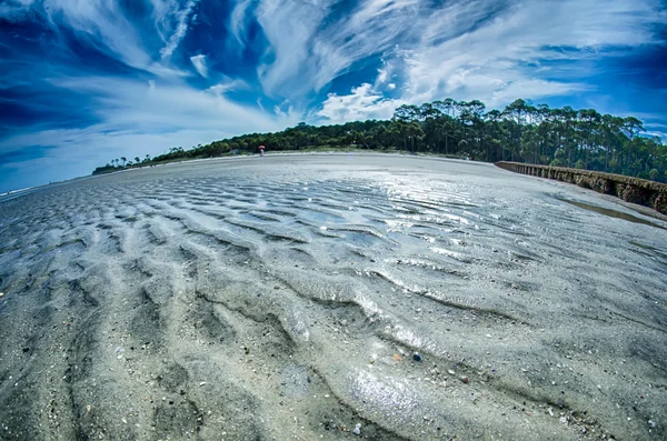 Sceny plaży na polowanie wyspy south carolina — Zdjęcie stockowe