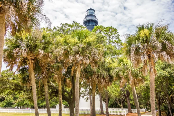 Île de chasse phare sud carolina — Photo