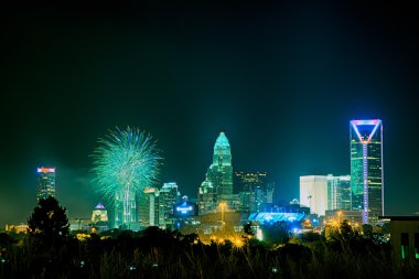 4 Temmuz havai fişek skyshow charlotte, nc