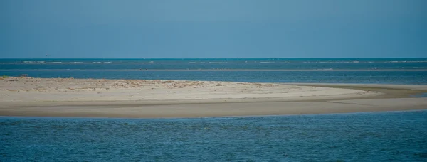 Tybee island w pobliżu savannah Gruzja plaży sceny — Zdjęcie stockowe