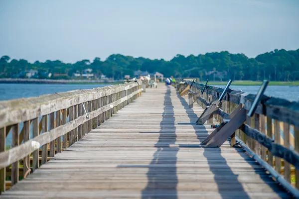 Natuurtaferelen rond jacht eiland Zuid-carolina — Stockfoto