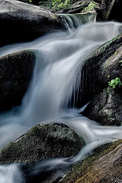 River stream flowing over rocks — Stock Photo, Image