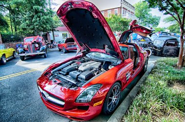 22 Ağustos York Sc - satıcılar konumlar ve Klasik Otomobil Fuarı'nda 