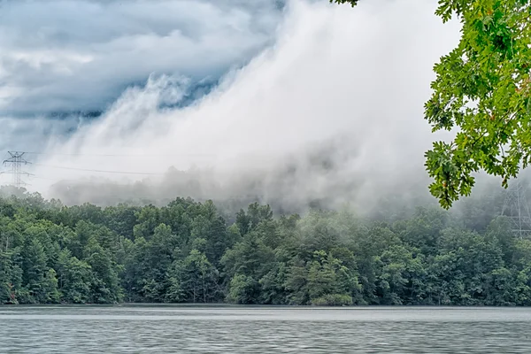 Jezioro santeetlah w great smoky mountains — Zdjęcie stockowe