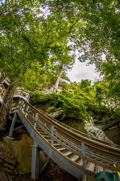 Scènes in de buurt van chimney rock en lake lure in de blue ridge mountains n — Stockfoto