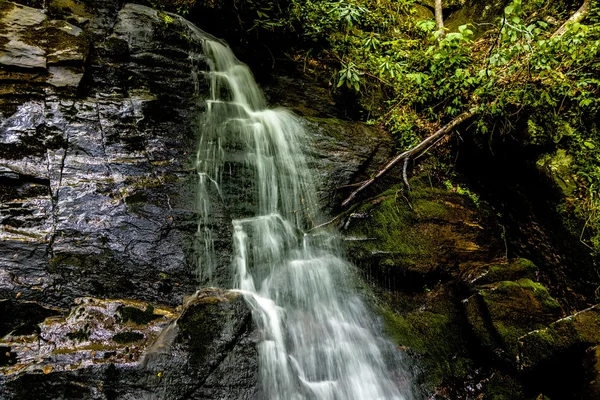 Juney whank water falls in great smoky mountains — Stock Photo, Image