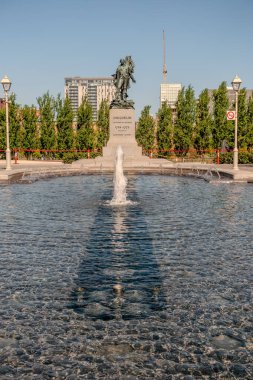 tarihi binalar ile eski montreal sokak görünümü 