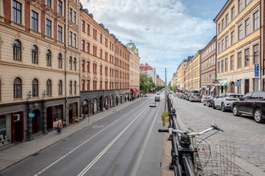 Tarihsel eski sokaklar ve mimari Eski Stockholm, İsveç