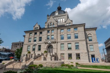 Lexington, Kentucky, ABD tarihi şehir merkezi mimarisi ve sokakları