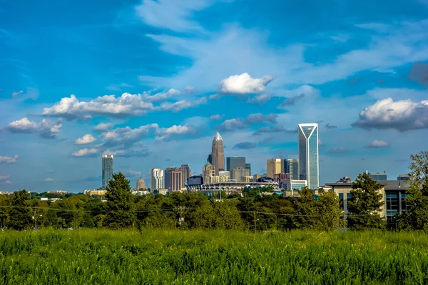 Charlotte North Carolina City skyline — Foto de Stock