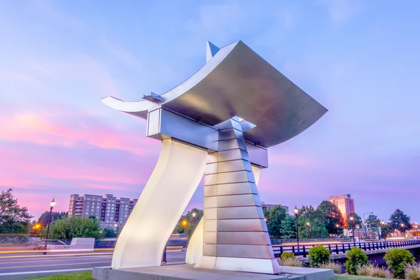 Charlotte north carolina views around  downtown — Stock Photo, Image