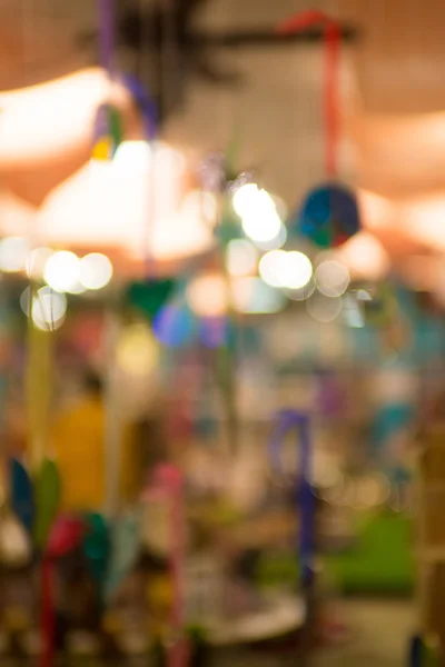 Bokeh lights out of focus in the city — Stock Photo, Image