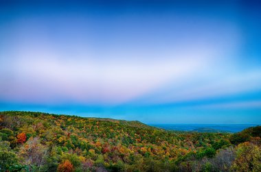 Doğal Blue Ridge Parkway Appalachians Smoky Dağları sonbahar La