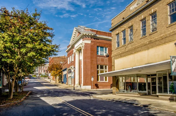 Historic southern city of chester south carolina — Stock Photo, Image