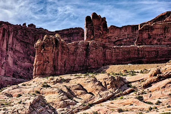 Canyonlands paisagens parque nacional em utah — Fotografia de Stock