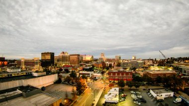 greenville Güney carolina manzarası cityscape havadan görünümü