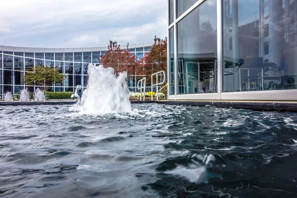 Water fountain elements decorated in the city — Stock Photo, Image