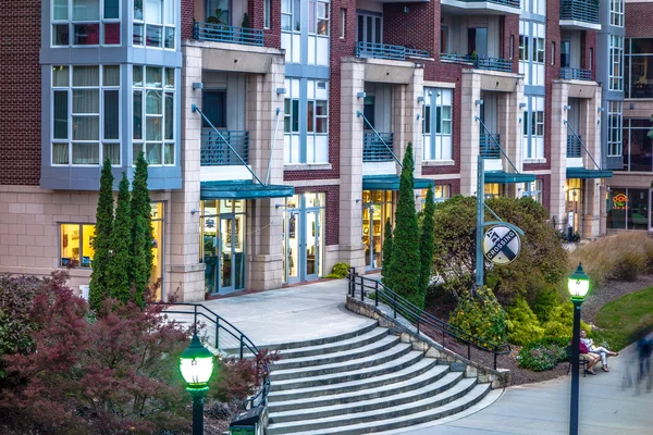 Escenas callejeras alrededor de Falls Park en Greenville South Carolina — Foto de Stock