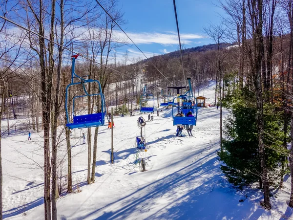 Scenario intorno a Timberline stazione sciistica ovest verginia — Foto Stock