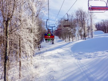 timberline ski resort Batı virginia etrafında sahne