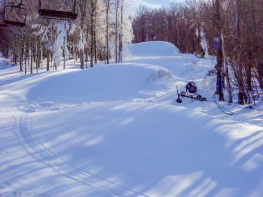 timberline ski resort Batı virginia etrafında sahne