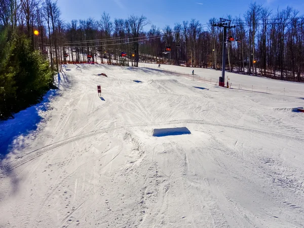 Landschaft rund um Timberline Skigebiet West virginia — Stockfoto