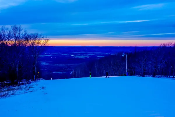 Beau paysage d'hiver à Timberline virginia ouest — Photo