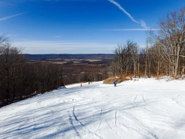 Beau paysage d'hiver à Timberline virginia ouest — Photo