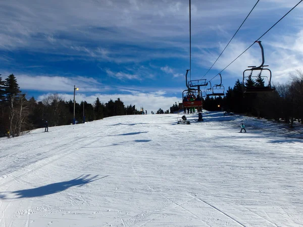 Bela paisagem de inverno em timberline virginia ocidental — Fotografia de Stock