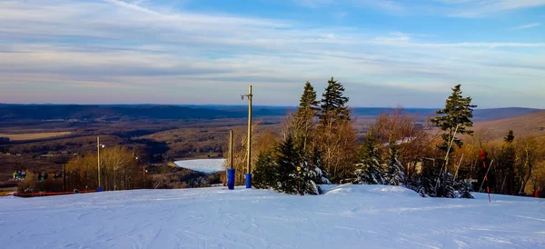 Bellissimo paesaggio invernale a Timberline West Virginia — Foto Stock